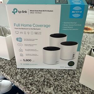 TP-Link AX1800 3pk Mesh WiFi 3pk. (Wi-Fi extender